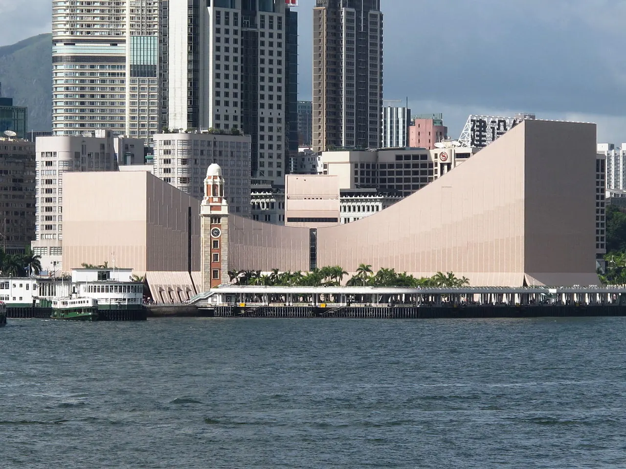 The Cultural Centre and skyline seen across the water